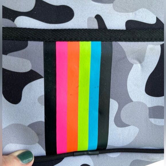 Haute Shore Crossbody Bag Camo with Rainbow Stripe - Picture 8 of 12